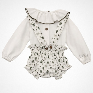 Conjunto Ranita Colección Abetos. Blanco