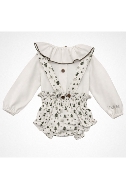 Conjunto Ranita Colección Abetos. Blanco