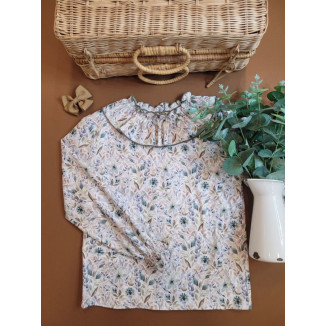 BLUSA FLORAL COL. LISBOA verde