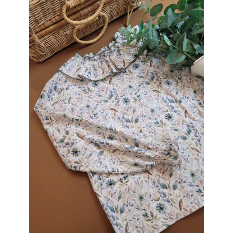 BLUSA FLORAL COL. LISBOA verde