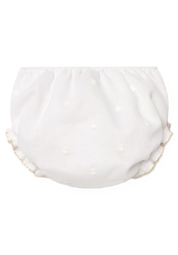 Conjunto Vestido Más Braga -Lino- Blanco