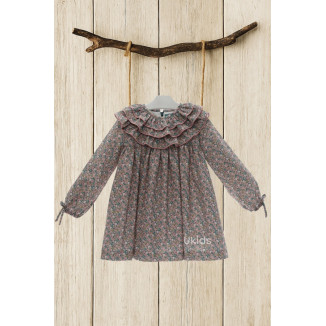 Vestido Infantil Art.5159 Familia Kelly Turquesa