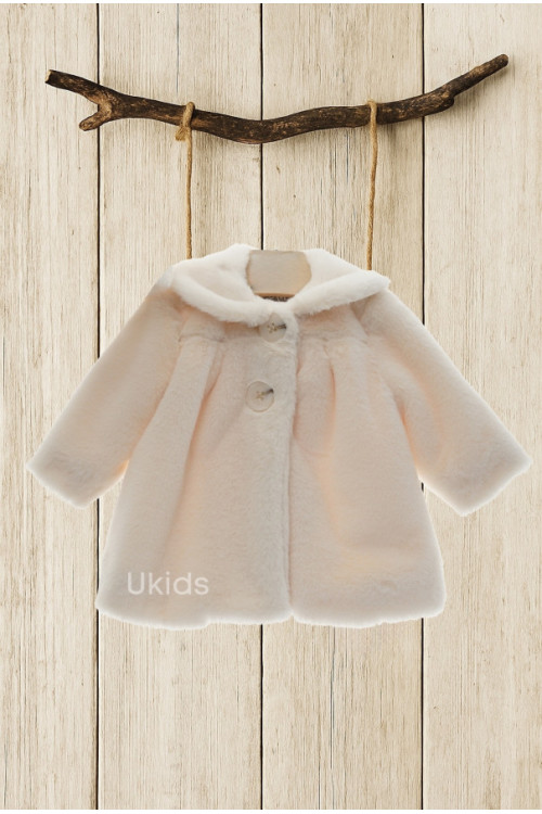 Abrigos Bebe Sin Capota Art.3981S 'Pelo' Beig