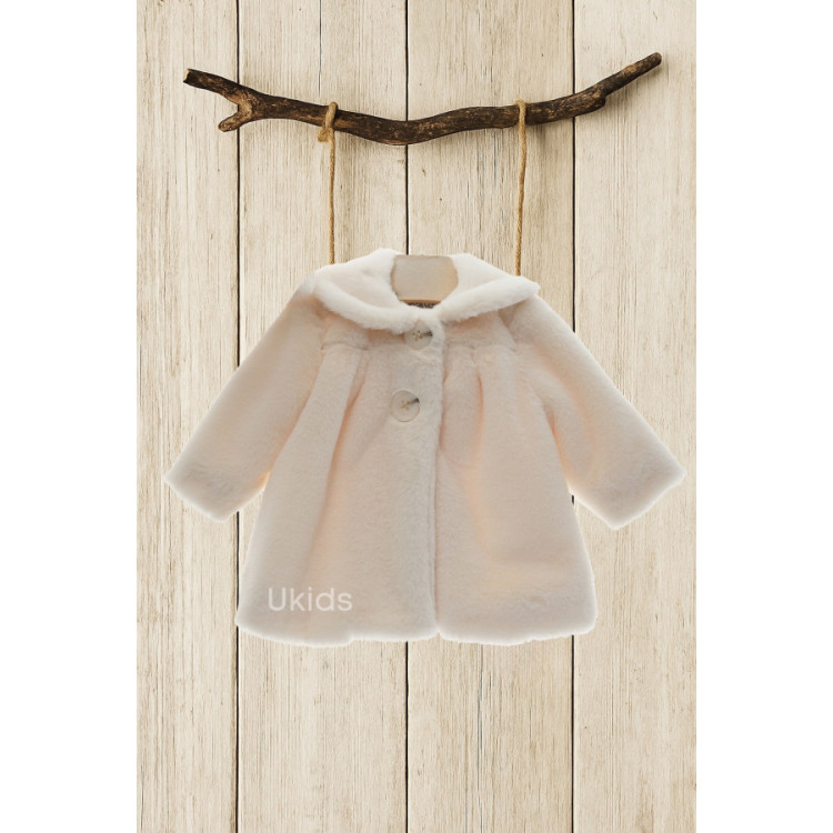 Abrigos Bebe Sin Capota Art.3981S 'Pelo' Beig