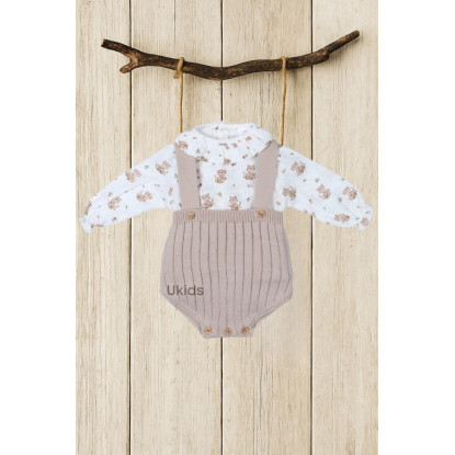 Conjunto Peto Punto Y Bambula Colección Fox Checks Arena