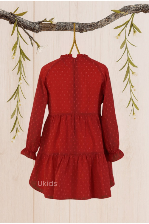 Vestido Niña Rojo N