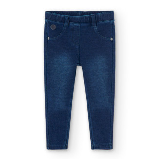 Pantalón felpa denim de bebé niña BCI BLUE blue