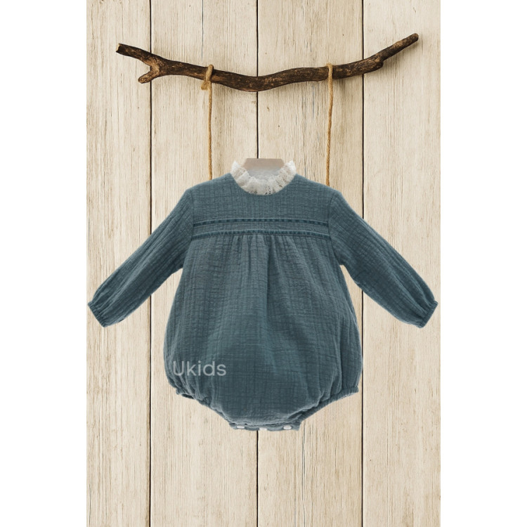Bombacho Bebe Art.1900 'Familia Damasco' Verde Esmeralda