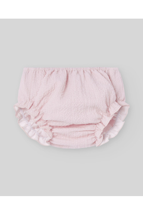 Conjunto Vestido + Braga  Pascua  Rosa Palo