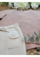 CONJUNTO JERESEY/CHAQUETA ROSE CON CULETIN BOLSILLO CREAM rosa