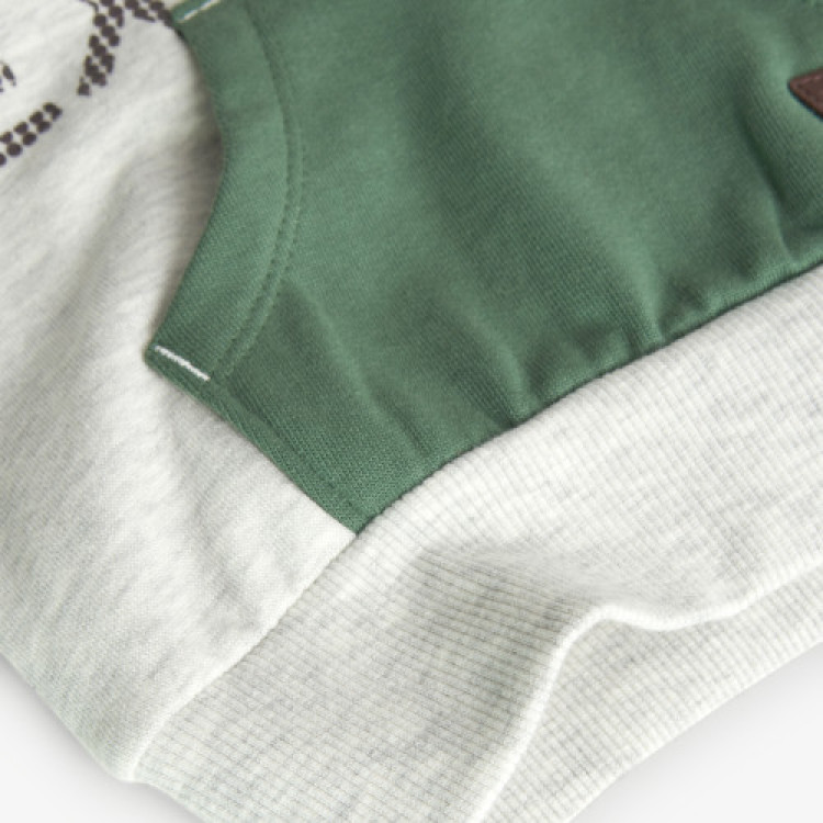 Sudadera felpa de bebé niño BCI crudo vigoré