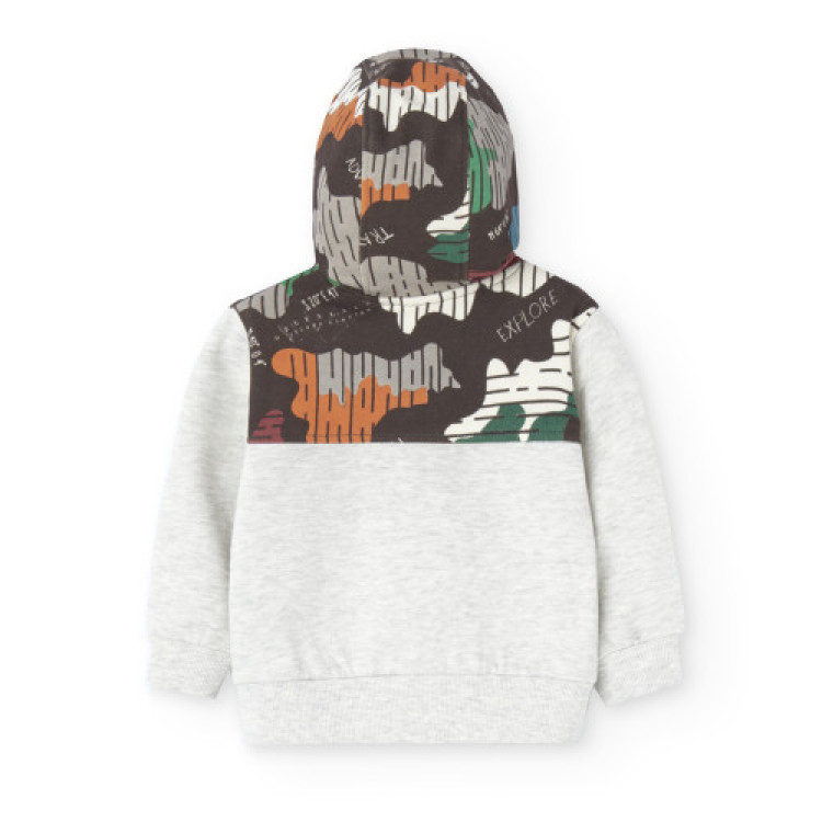 Sudadera felpa de bebé niño BCI crudo vigoré