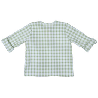 Camisa Infantil Vichy Verde Verde
