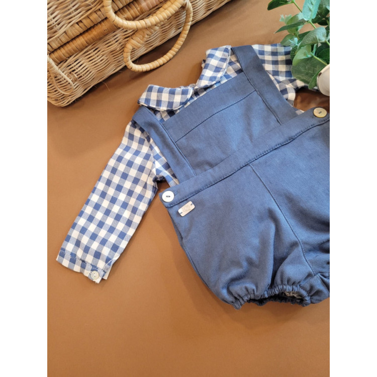 CONJUNTO BEBE NIÑO AZUL CUA CUAK azul