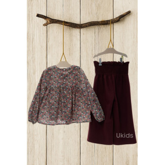 Conjunto Infantil Niña Art.2252 'Familia Cachemira' Buganvilla
