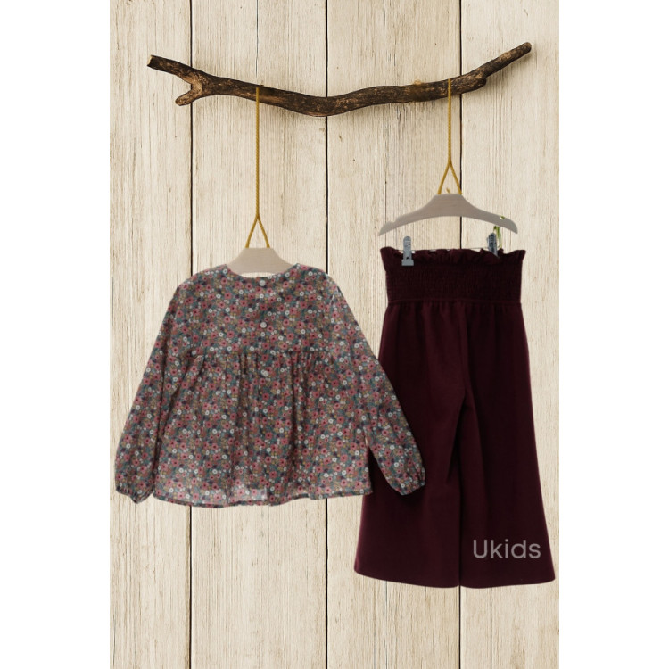 Conjunto Infantil Niña Art.2252 'Familia Cachemira' Buganvilla