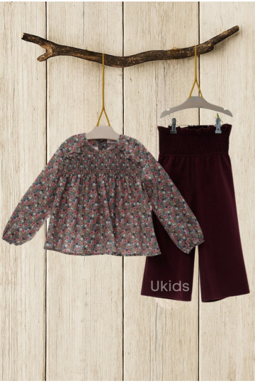 Conjunto Infantil Niña Art.2252 'Familia Cachemira' Buganvilla