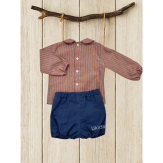 Conjunto Niño colección Horse Azul Lapilis