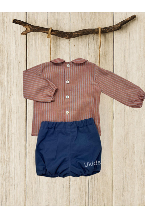 Conjunto Niño colección Horse Azul Lapilis
