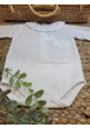 BODY PLUMITI CULLEO VOLANTE BEBE blanco