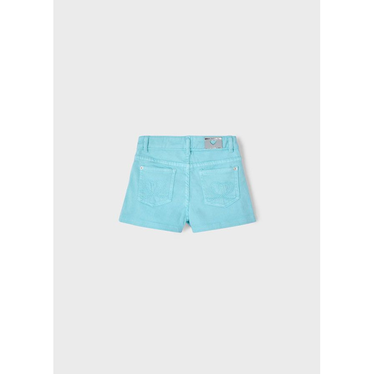 Short sarga basico            anis