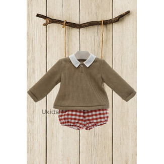 Conjunto Baby Art.1016 'Familia Cretona' Calabaza