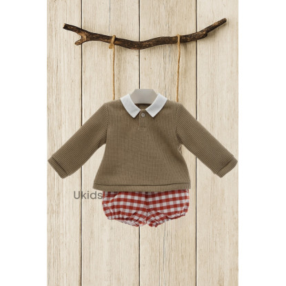 Conjunto Baby Art.1016 'Familia Cretona' Calabaza