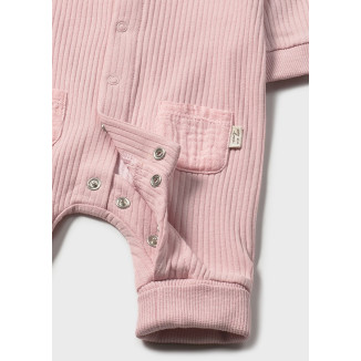 Pelele largo sin pie rosa baby