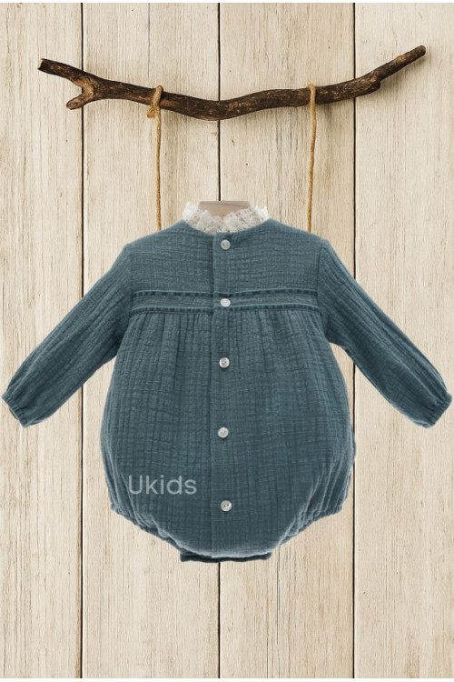 Bombacho Bebe Art.1900 'Familia Damasco' Verde Esmeralda