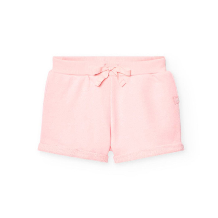 Short felpa de niña flamingo