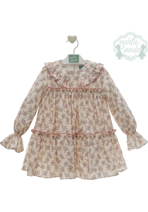 VESTIDO INFANTIL ART.5154 Familia KIOTO musgo