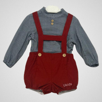 Conjunto Tirantes Baby. Familia Color. Azul