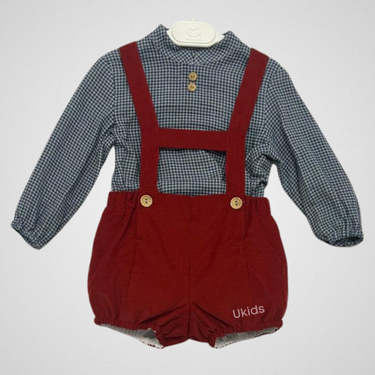 Conjunto Tirantes Baby. Familia Color. Azul