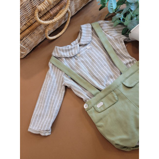 CONJUNTO BEBE NIÑO VERDE CUA CUAK verde