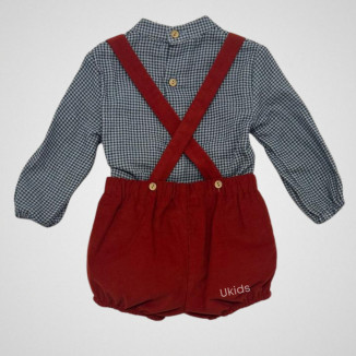 Conjunto Tirantes Baby. Familia Color. Azul