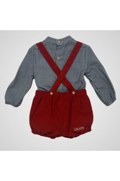 Conjunto Tirantes Baby. Familia Color. Azul