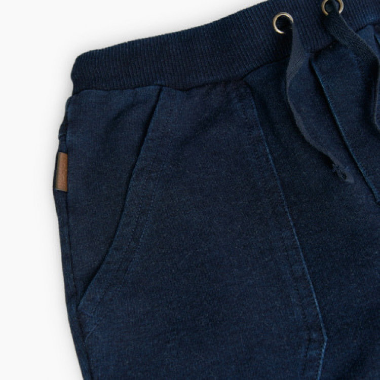 Pantalón felpa denim de niño BCI blue dark