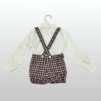 Conjunto Pantalón Tirante Camisa C. Mao  Grape Malva