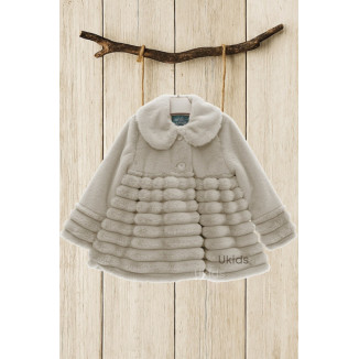 Abrigo Infantil Art.4011 Pelo Liso+Raya Arena