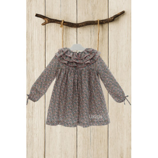 Vestido Infantil Art.5159 Familia Kelly Turquesa