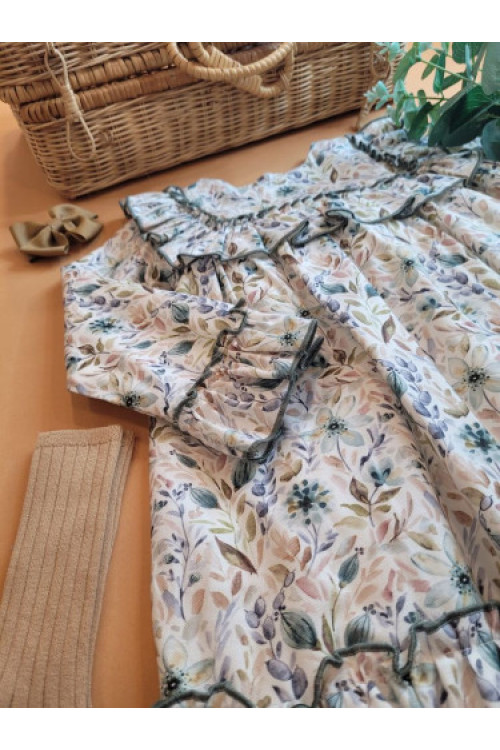 VESTIDO FLOREAL COL. LISBOA verde