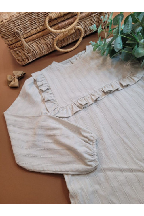 BLUSA VOLANTE COL. LISBOA verde