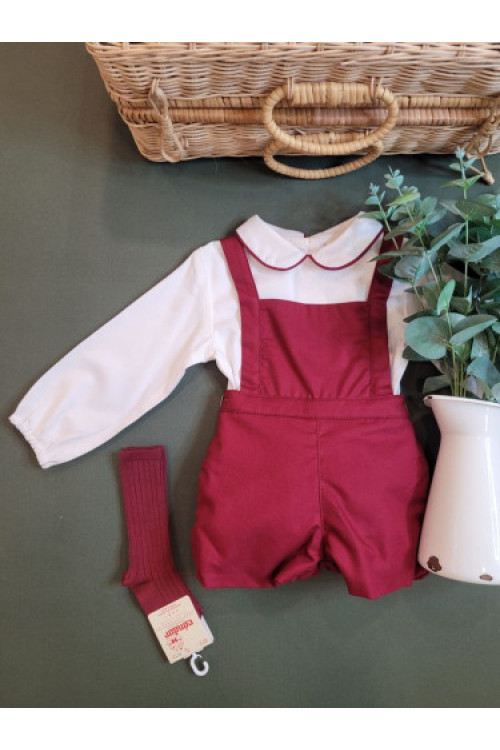 CONJ PETO COL. BERLIN granate