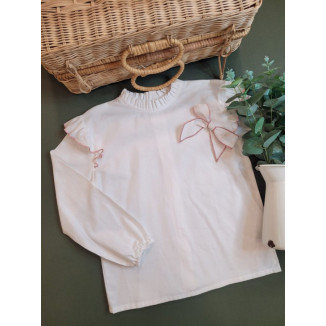 BLUSA COL. BRUSELAS blanco