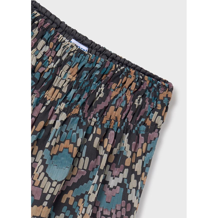 Falda pantalon estampada marengo