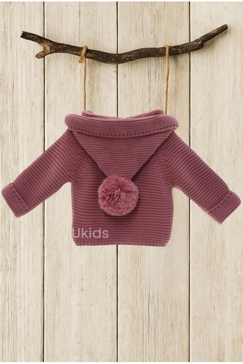 Trenca Bebe Art.9506 'Con Pompón' Chocolate