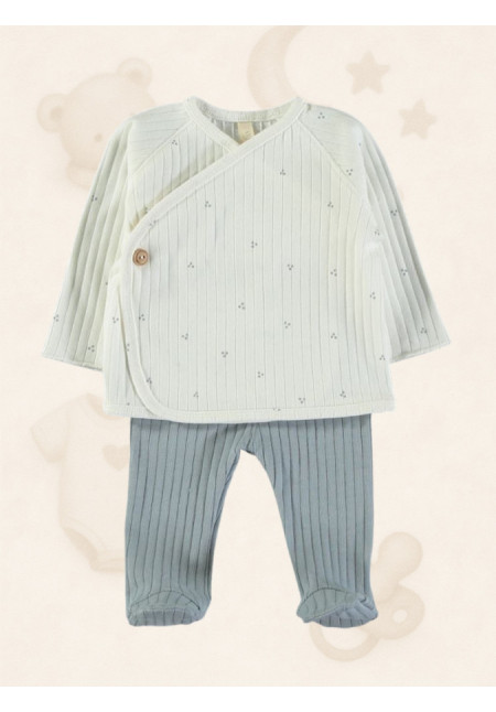 Conjunto primera puesta maxi rib Dots breeze