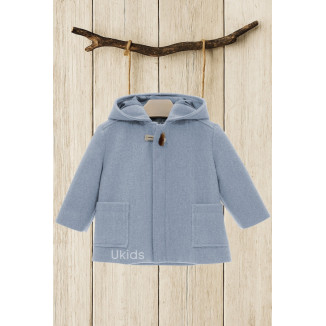 Trenca Bebe Art.3982 'Paño' Celeste Empolvado