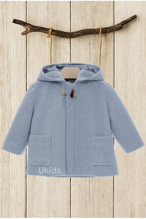 Trenca Bebe Art.3982 'Paño' Celeste Empolvado