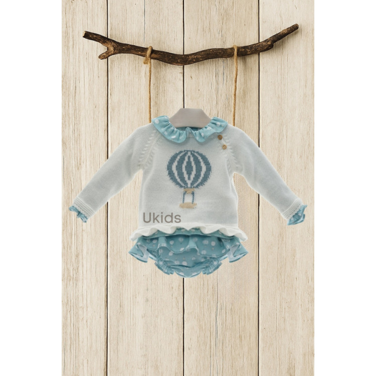Conjunto Baby 3 Piezas Art.0207 Turquesa